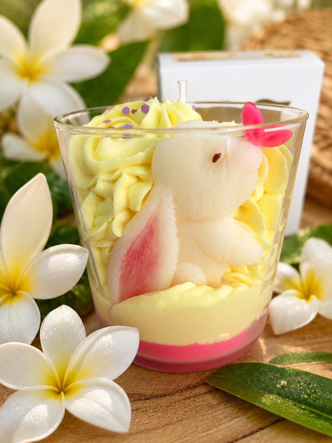 🌺 Bougie parfumée – Fleur de Tiaré