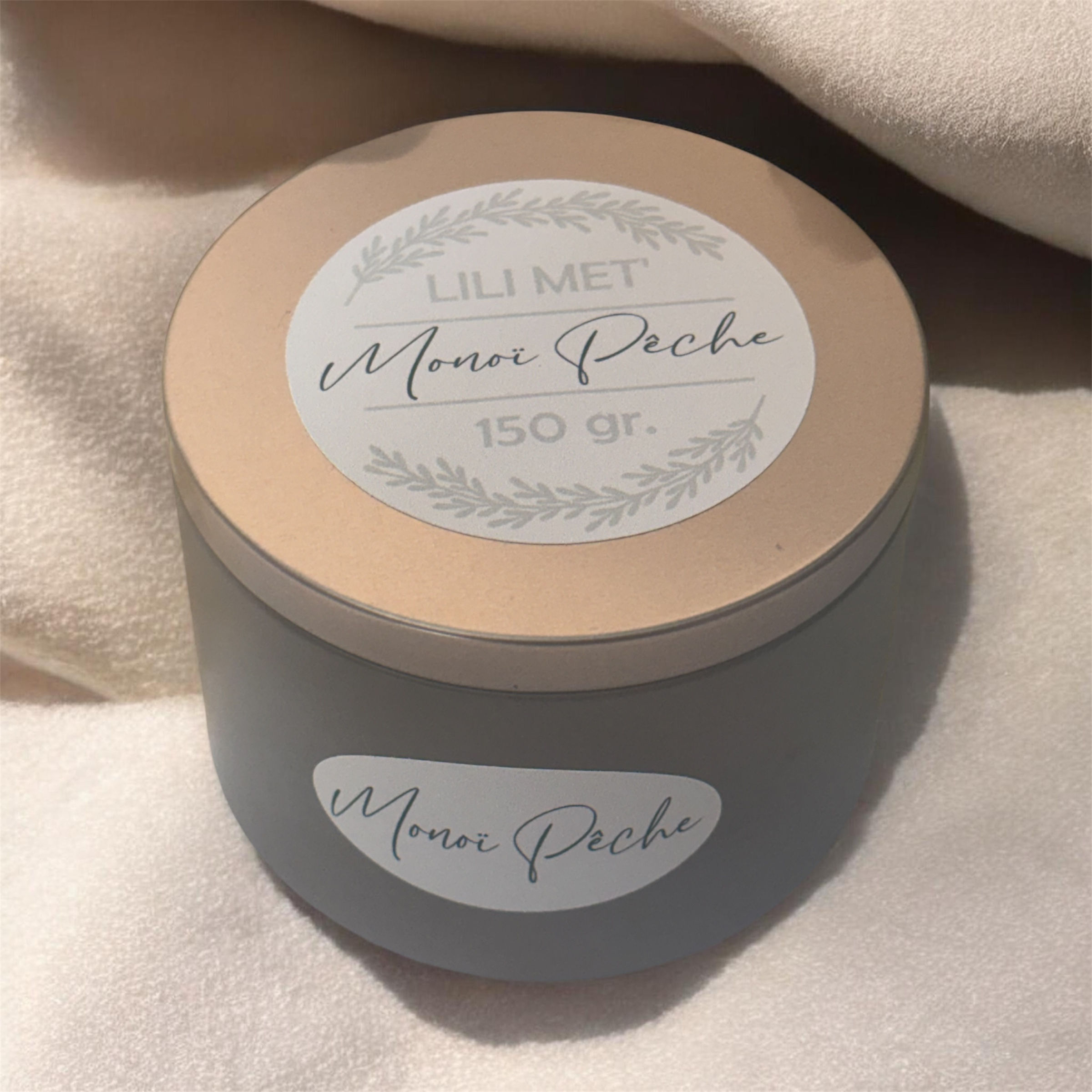 Bougie Signature  – Monoï Pêche