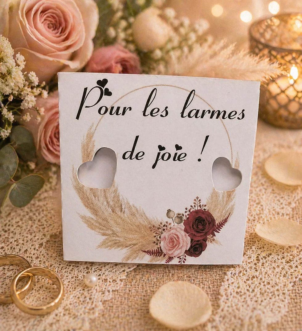 Miniature : Pochettes larmes de joie