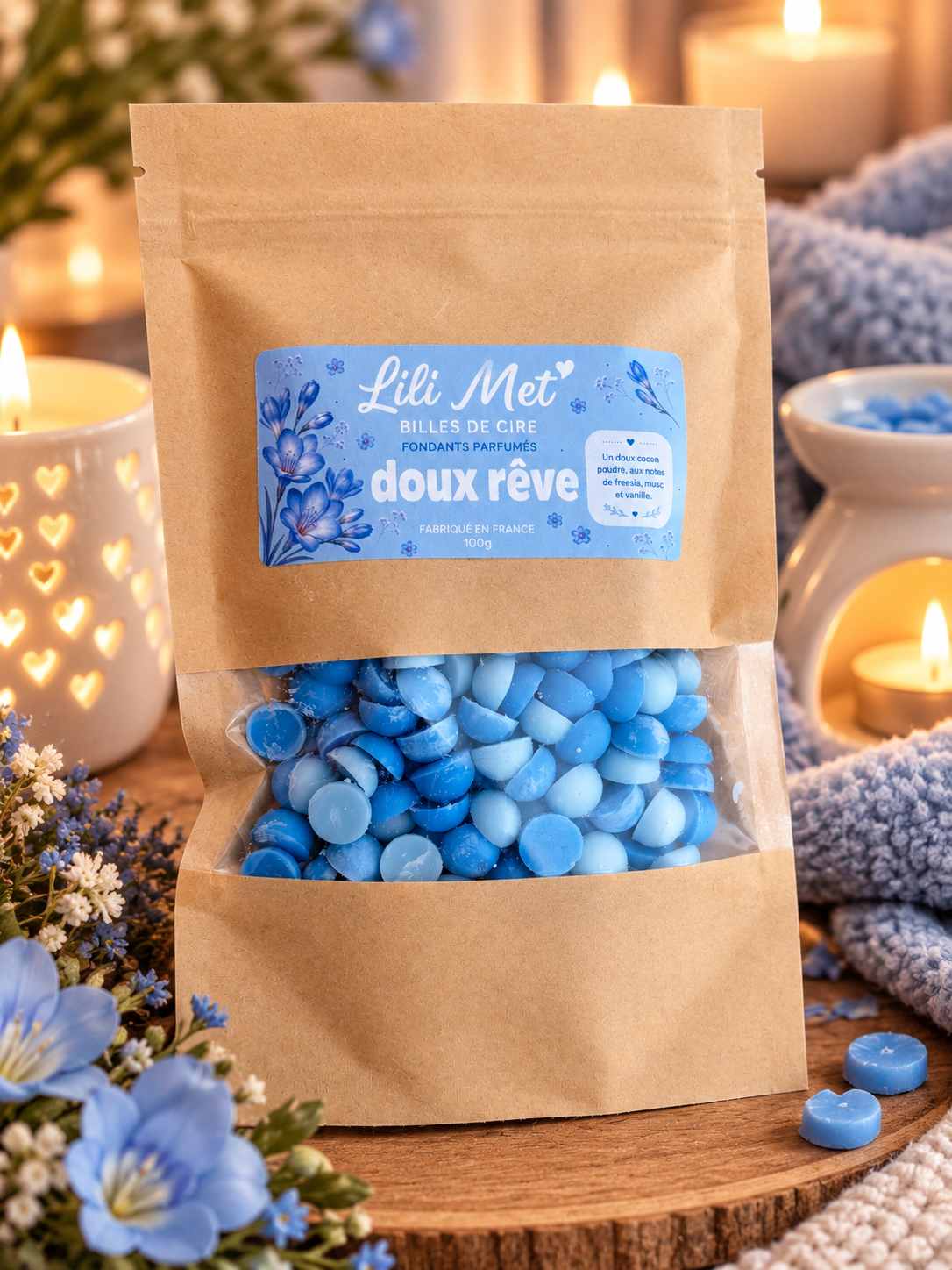 Billes de cire 100 gr – Doux rêve