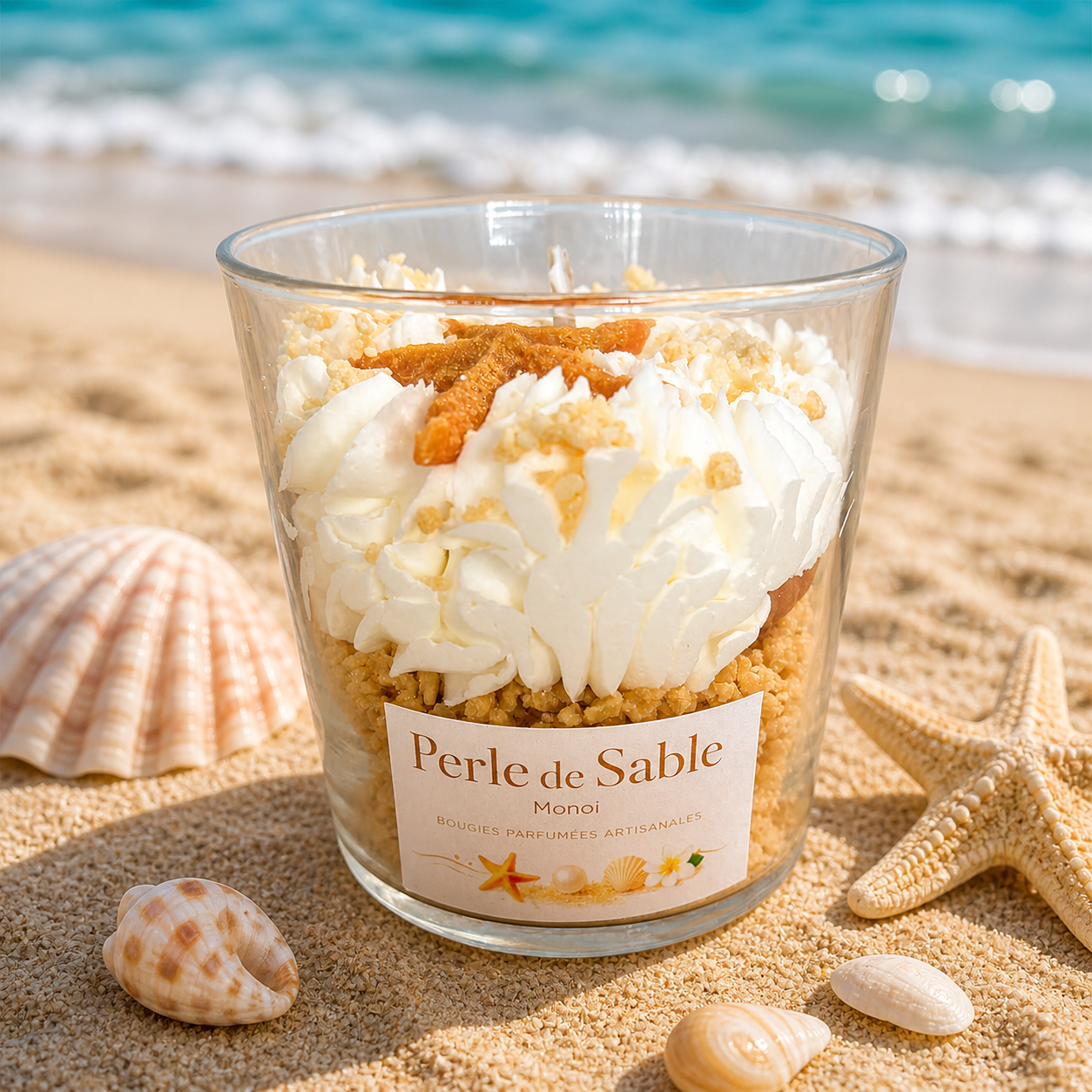 🕯️ Perle de Sable – Monoï