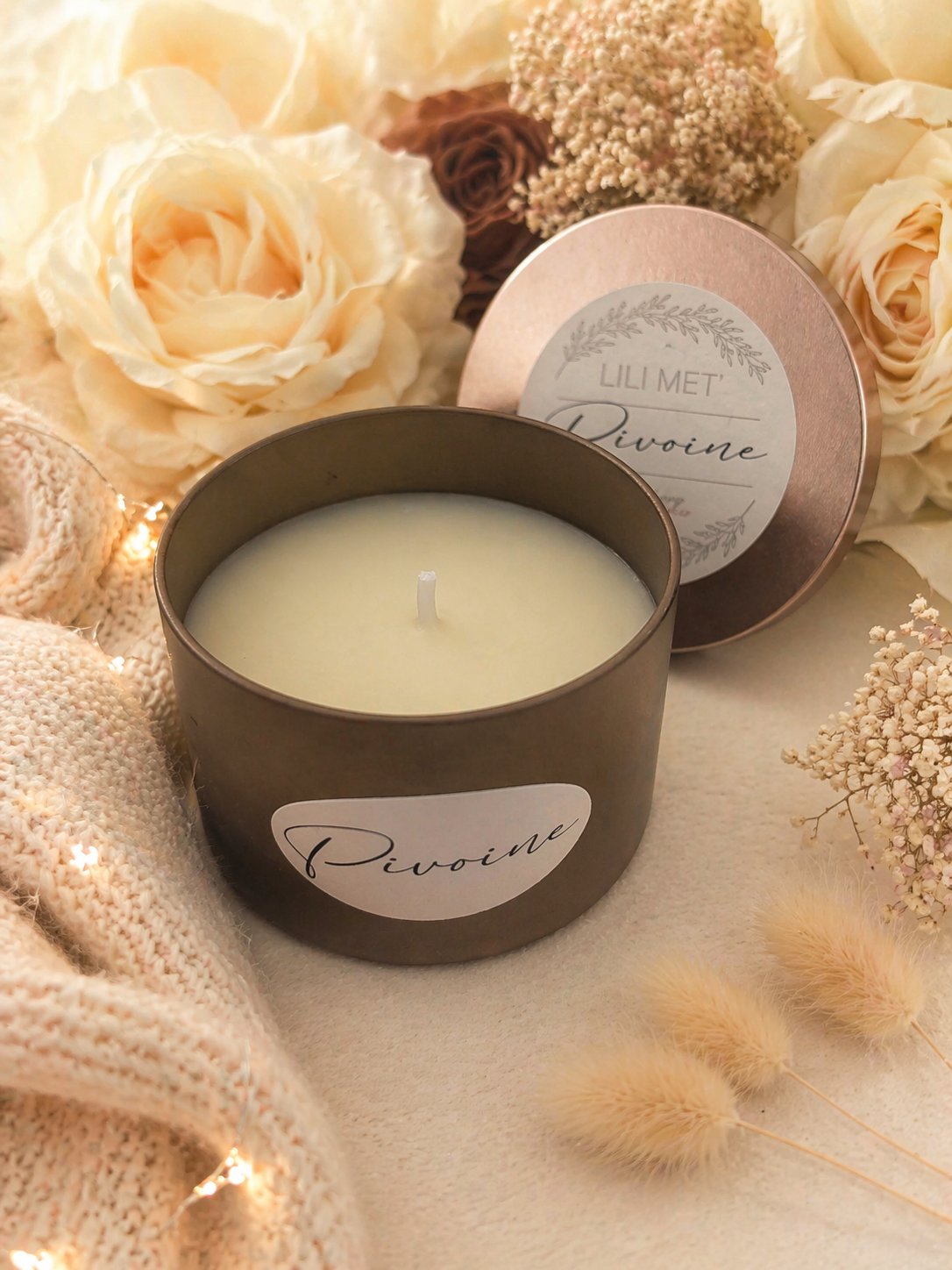 Bougie Signature – Pivoine