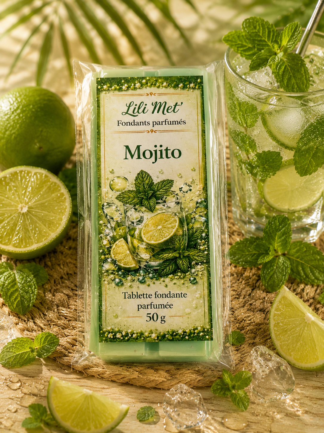 Tablette Fondant Parfumé 50 g – Mojito