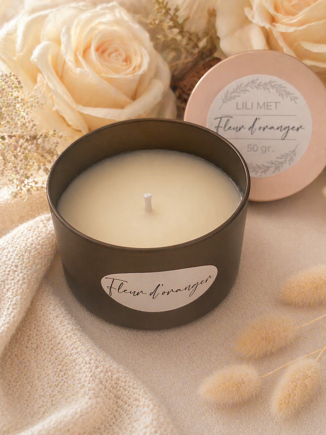 Bougie Signature – Fleur d'oranger