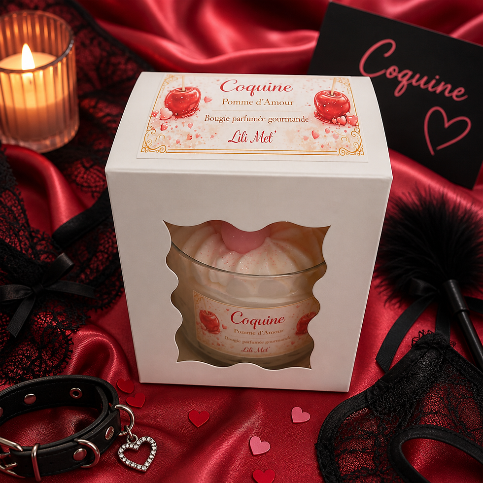 Miniature : 🍎 Bougie Coquine – Pomme d’Amour