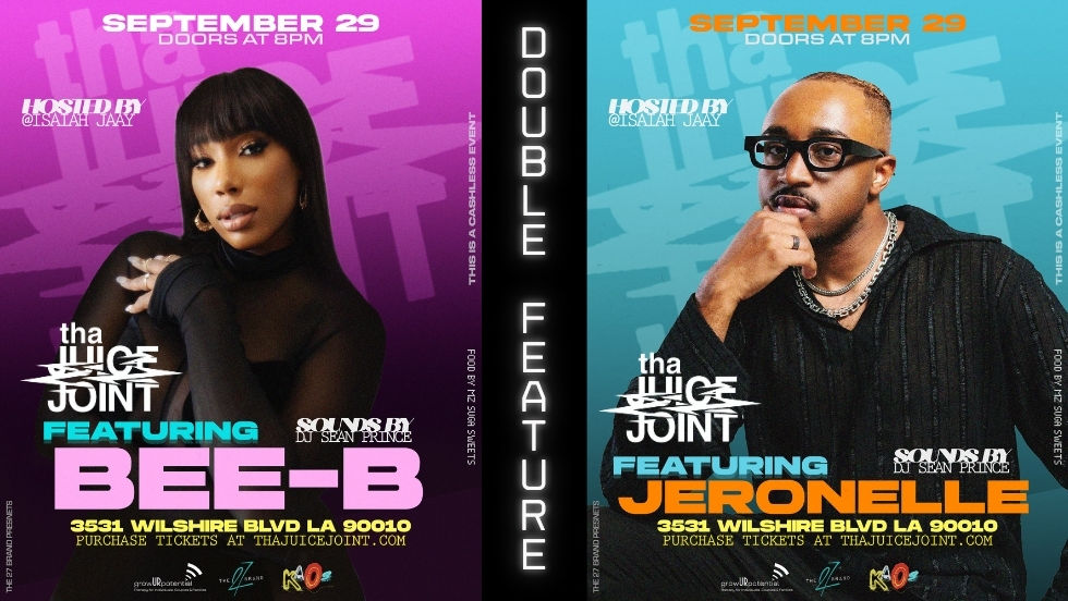THA JUICE JOINT X BEE-B + JERONELLE - SEPT 29TH 2025