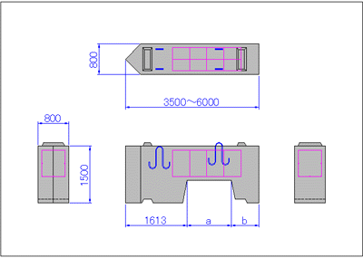 CSブロック半型形状図