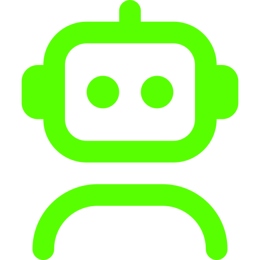 Robot icon representing Deceptio.ai analyzing images, video, and audio to detect whether media has been AI-generated or AI-enhanced.