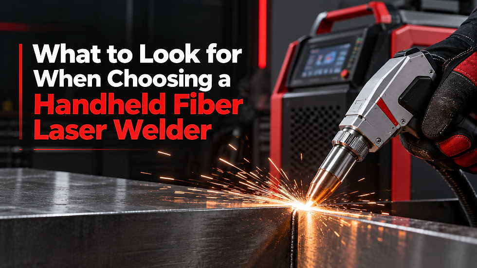 What to Look for When Choosing a Handheld Fiber Laser Welder