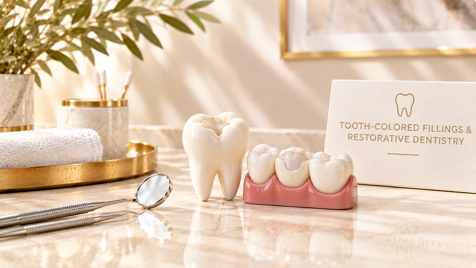 TOOTH-COLORED FILLINGS & RESTORATIVE DENTISTRY