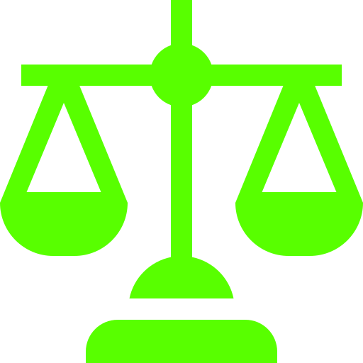 Scales of justice icon representing Deceptio.ai's patent-pending technology for AI-powered deception detection.