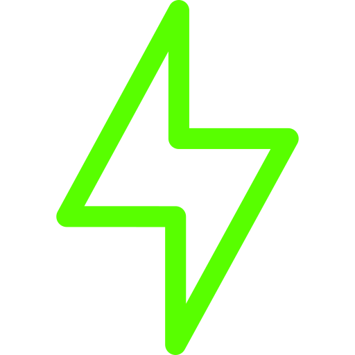 Lightning bolt icon representing Deceptio.ai performing real-time analysis of audio communications to detect potential deception.