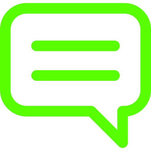 Speech bubble icon representing Deceptio.ai generating directions of inquiry based on detected indicators of potential deception.