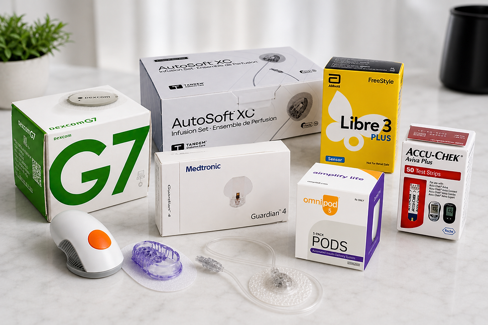 Diabetic Sensors and Test Strips