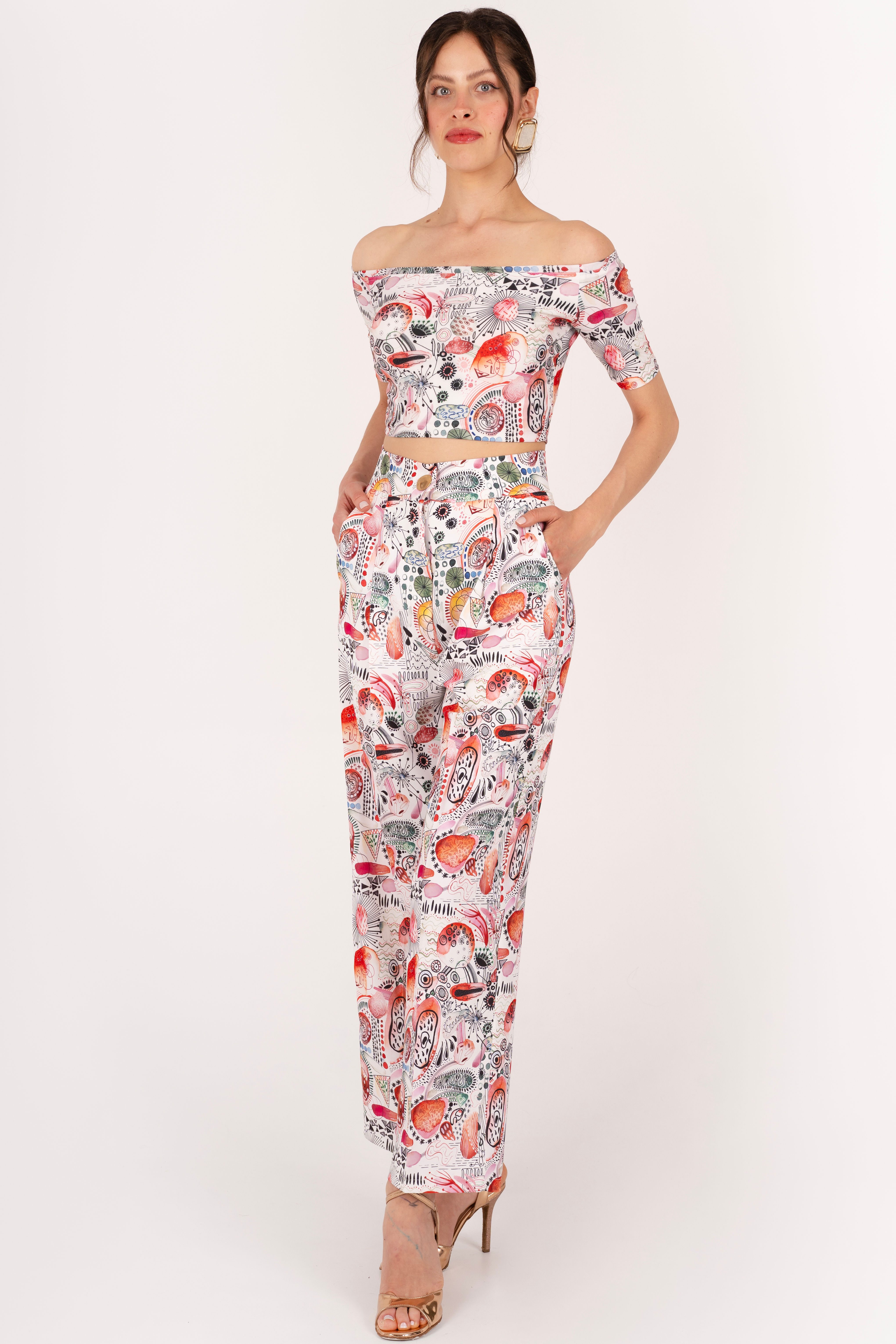 Soul&Mind Wide Leg Pants & Top Tango Set