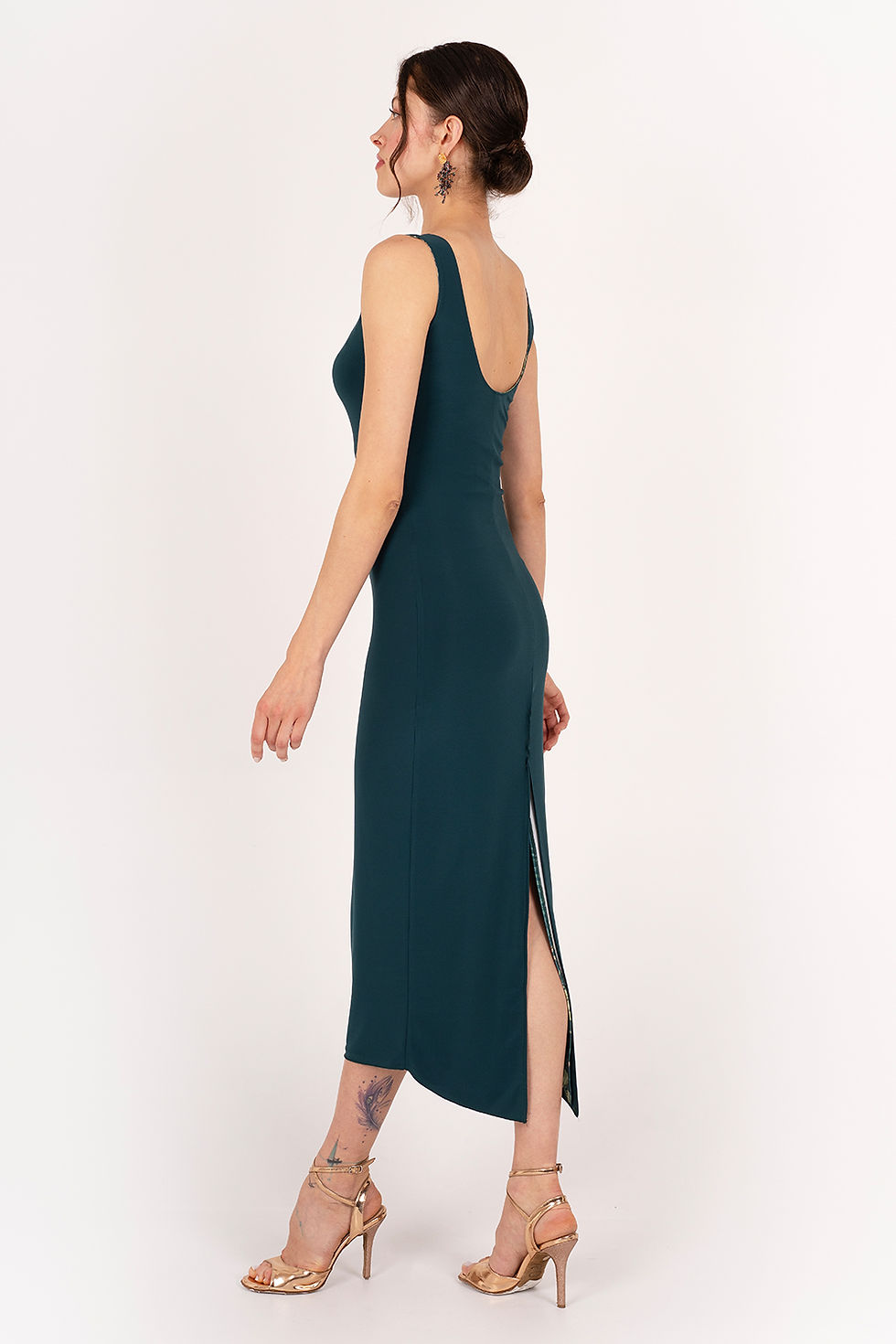 Miniatura: Botanical Soul  Green & Green Reversible Tango Dress