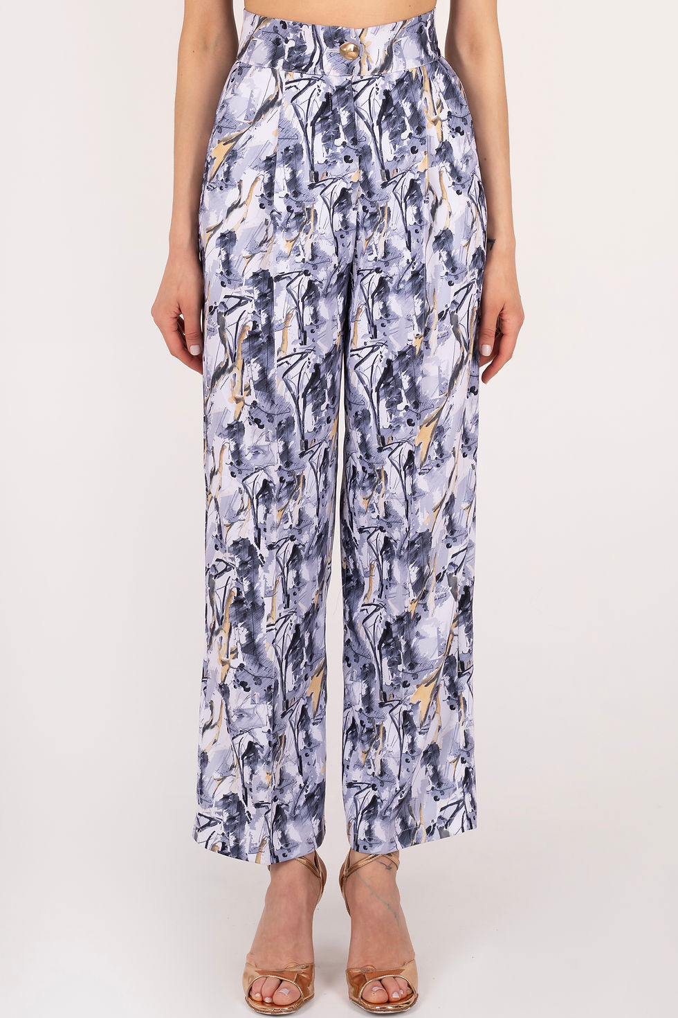 Thumbnail: Si Uniq Silhoutte of Waltz Wide Leg Tango Pants 