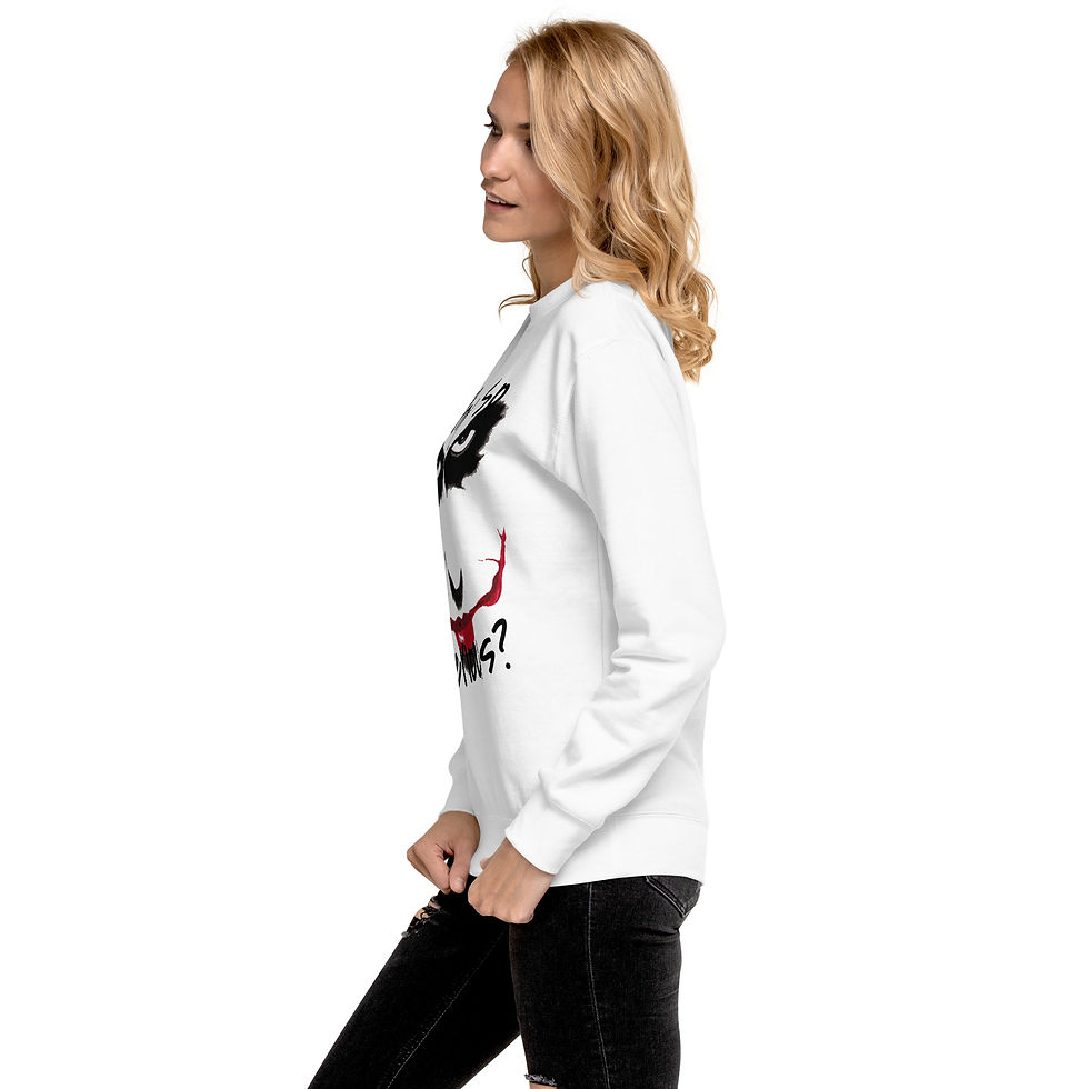 Miniaturbild: Why So Serious Sweater