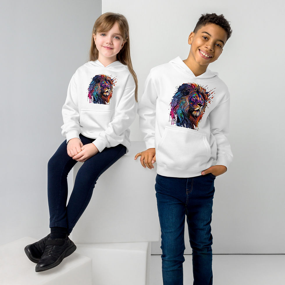 Miniaturbild: Kids Unisex Fleece Hoodie