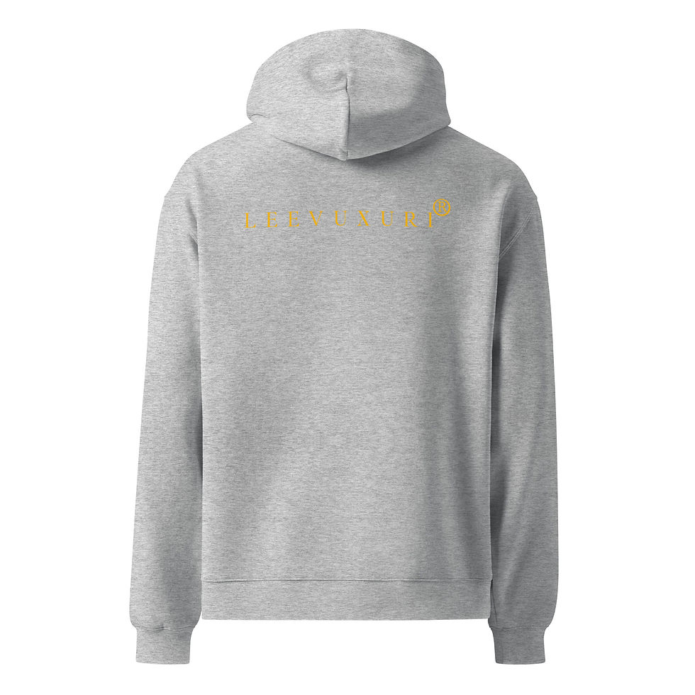 Miniaturbild: Unisex oversized LEEVUXURI X SKATE Stick Hoodie