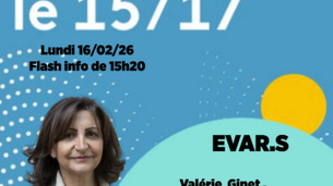 Dans le 15/17 de FRANCE INFO - Valérie Ginet, secrétaire générale de la Fep-CFDT pour aborder l'enquête de la Fep-CFDT sur l'EVAR.S
