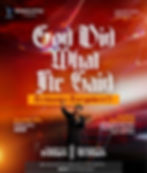 Sunday Service | God Did What He Said