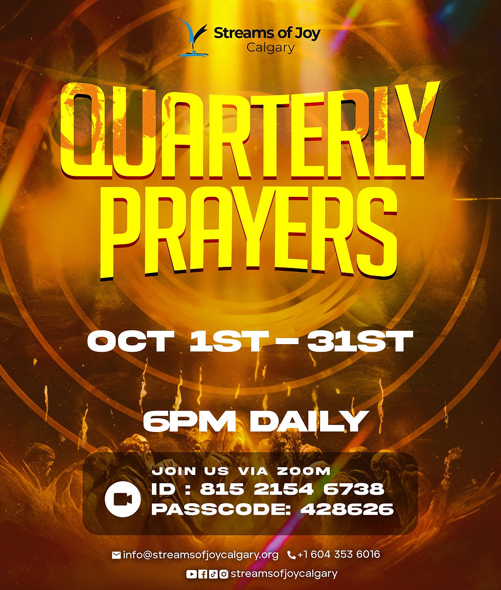 Covenant Quarterly Prayers
