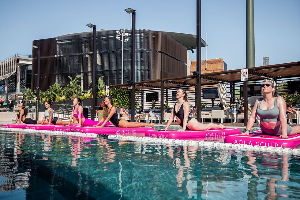 Aqua Sculpt Floating Yoga Session
