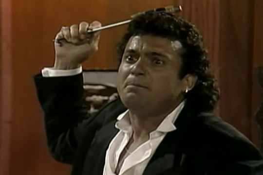 Randu ameaça Luiz Davi - Telenovela "Kassandra".