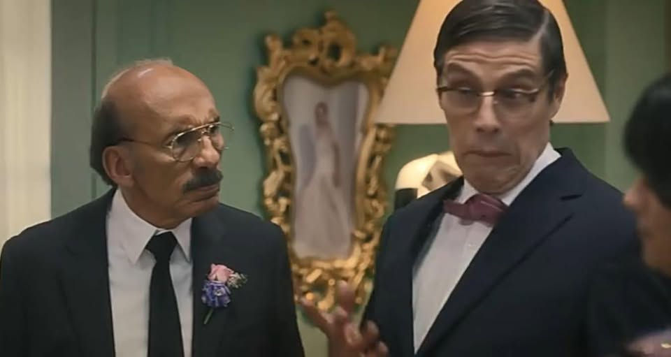 Nicolás e don Hérmes na série "Betty, a Feia: a História Continua".