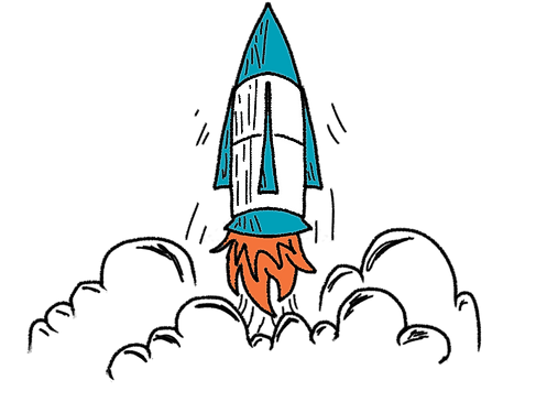 CharmVerse rocket blasting off