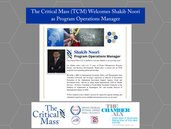 TCM Welcomes Shakib Noori as Program Operations Manager