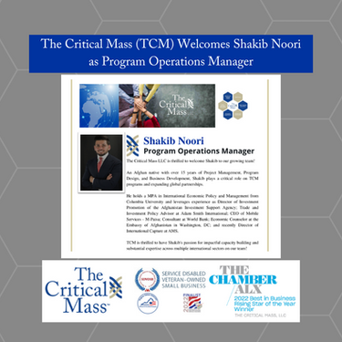 TCM Welcomes Shakib Noori as Program Operations Manager