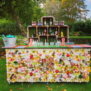 Northbrook Park Wedding | Chin Chin Bouquet Bar at David & Ashni's Autumn Wedding in Surrey