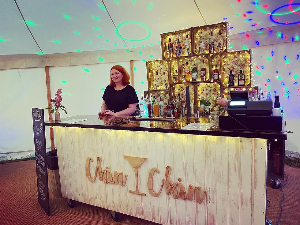 Chris & Emily's Marquee Wedding | Chin Chin Driftwood Bar | Fiesta Fields Phoenice Fields, Surrey