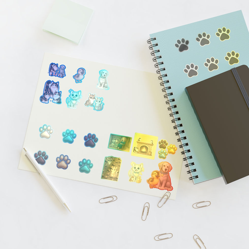 Thumbnail: Paw-Tastic Crew Stickers