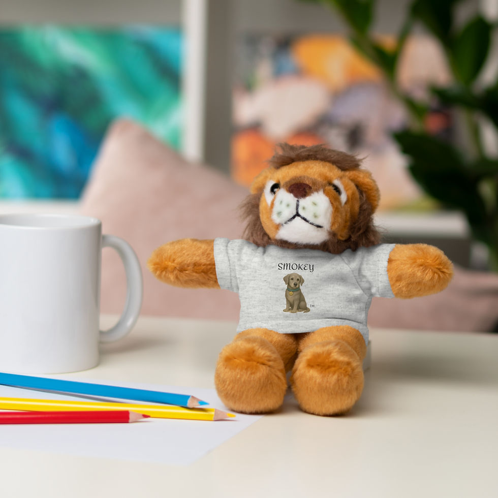 Thumbnail: Paw-Tastic Smokey™ Print Soft Stuffed Animal Gift for Kids