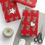 Thumbnail: Paw-Tastic Stormie™ Wrapping Paper - Red Holiday Gift Wrap