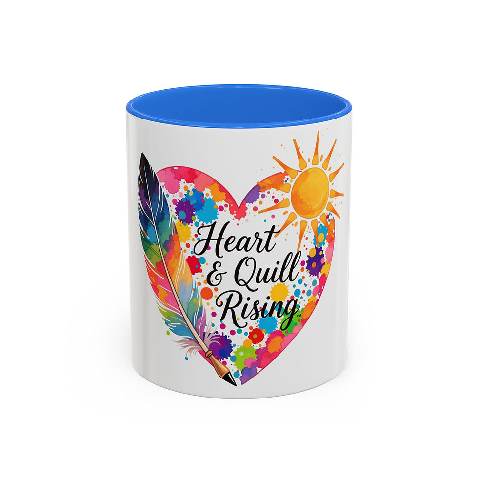 Thumbnail: Heart & Quill Rising™ Colorful Coffee Mug — 11oz/15oz