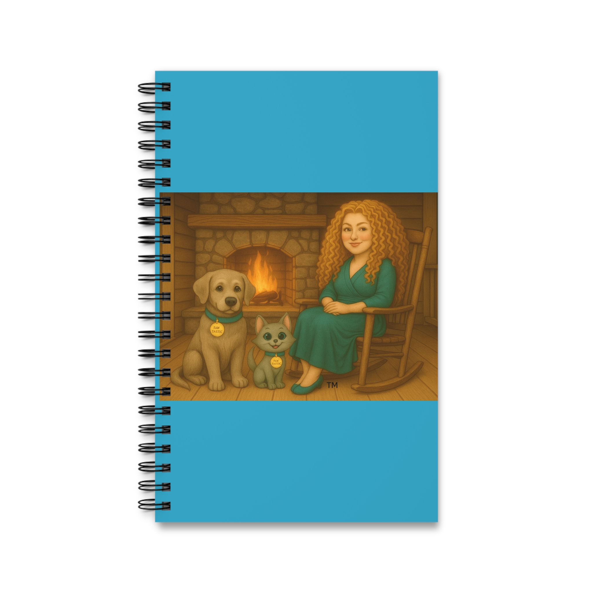 Paw-Tastic Miss Kristina™ Stormie™ and Smokey™ Notebook/Journal