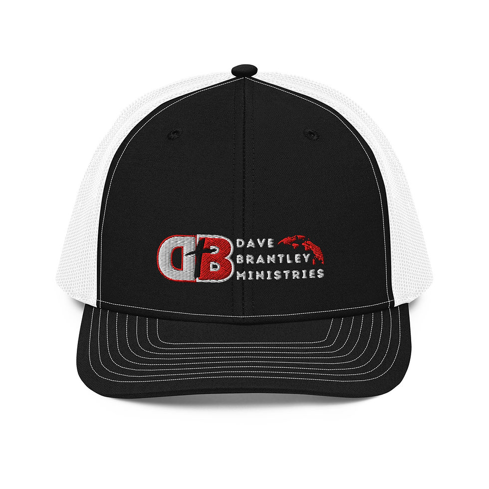 Thumbnail: Richardson 112 RED WHITE LOGO Trucker Cap