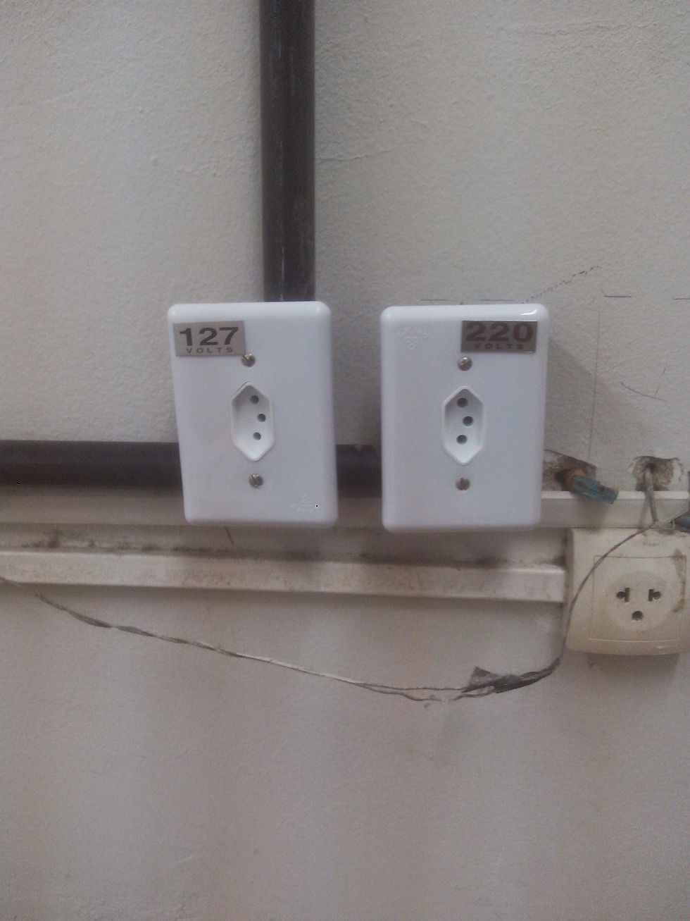 Tomadas Externas 127v e 220v