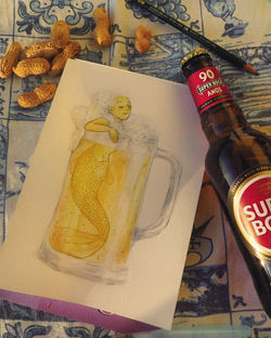 Beer mermaid