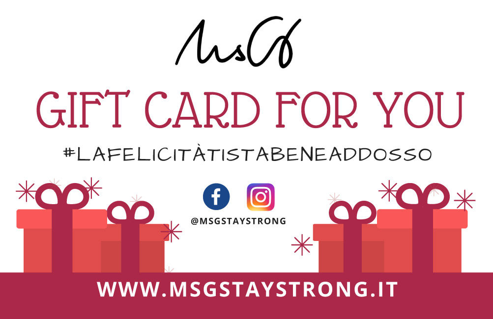 Gift Card MsG Felpa