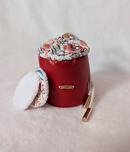 Pochon la passionnée avec cotons bambou lavable