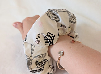 Chouchou La Parisienne en Tissu Oeko-Tex