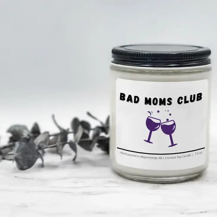 Dark Horse Handcrafted 'Bad Moms Club' Scented Candle, each