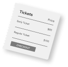 Sell event tickets on your link in bio