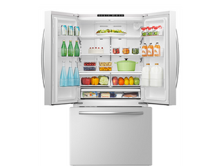 MORA 26.6 cu. ft. Standard Depth French Door Refrigerator (White