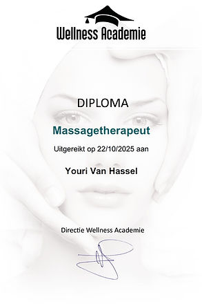 Gecertificeerd massagetherapeut met diploma in sport- en ontspanningsmassage – Innerflow by Youri Mechelen